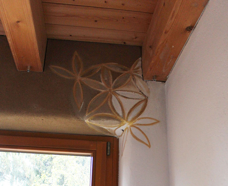 Blume des Lebens im Therapieraum