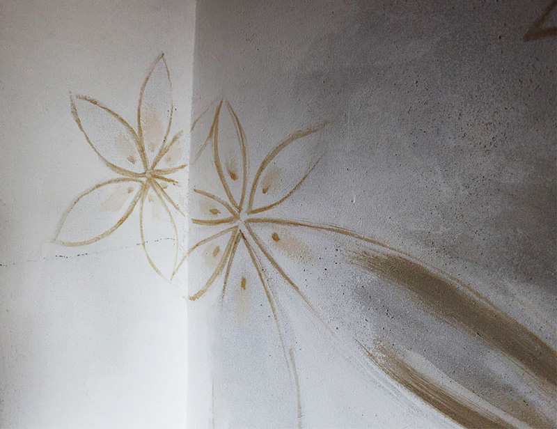 Blume des Lebens im Therapieraum