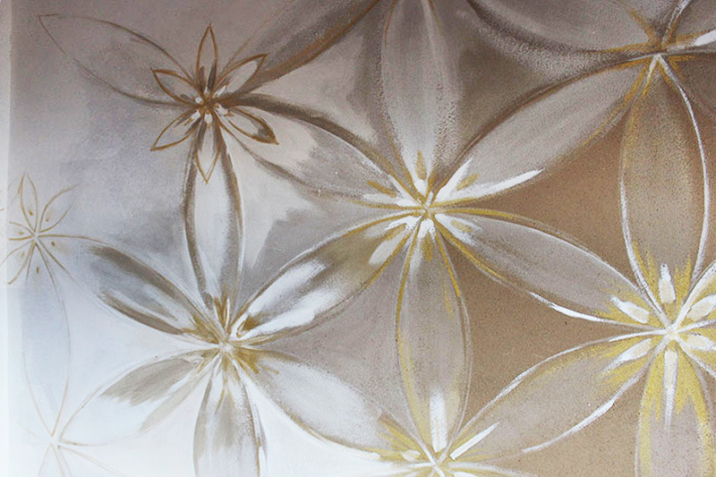 Blume des Lebens im Therapieraum