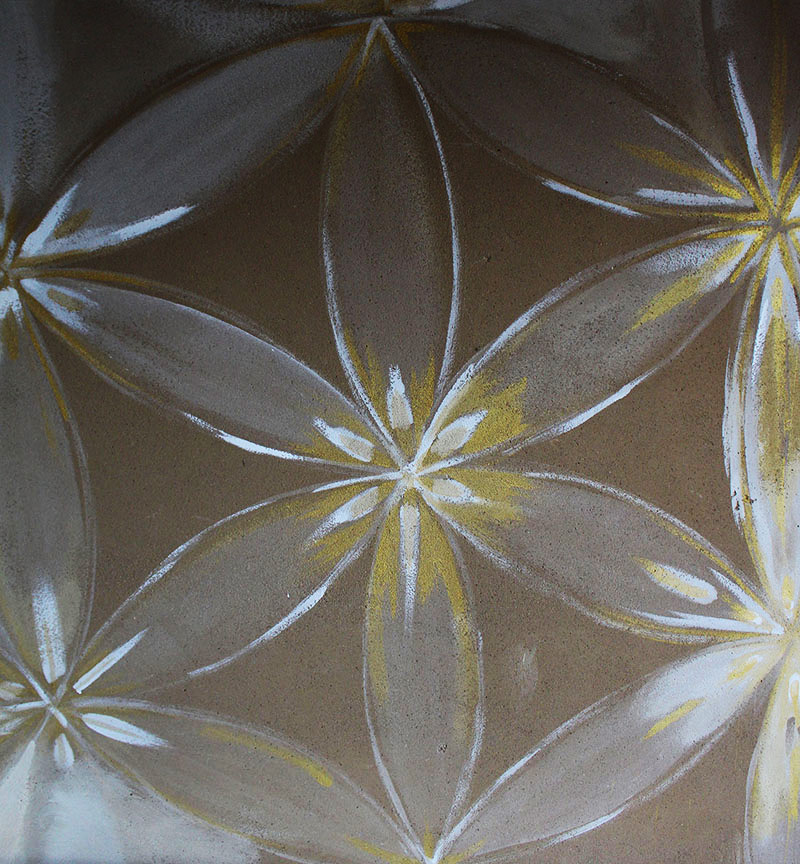 Blume des Lebens im Therapieraum