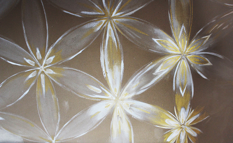 Blume des Lebens im Therapieraum